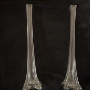 Elegant Clear Glass Vases